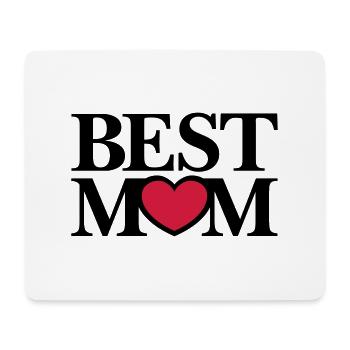 Best Mom - Mousepad (Querformat) - Weiß - Vorne