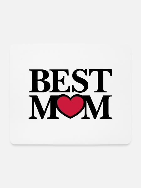 Best Mom - Mouse Pad (horizontal) - white