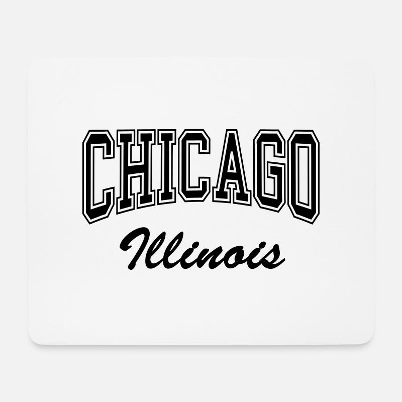 Chicago Illinois - Mouse Pad (horizontal) - white