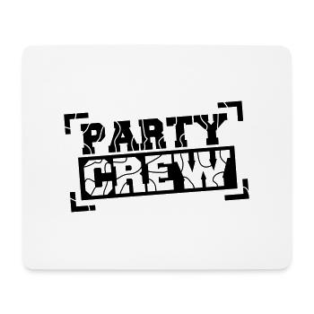 Party Crew Design - Mouse Pad (horizontal) - white - Front