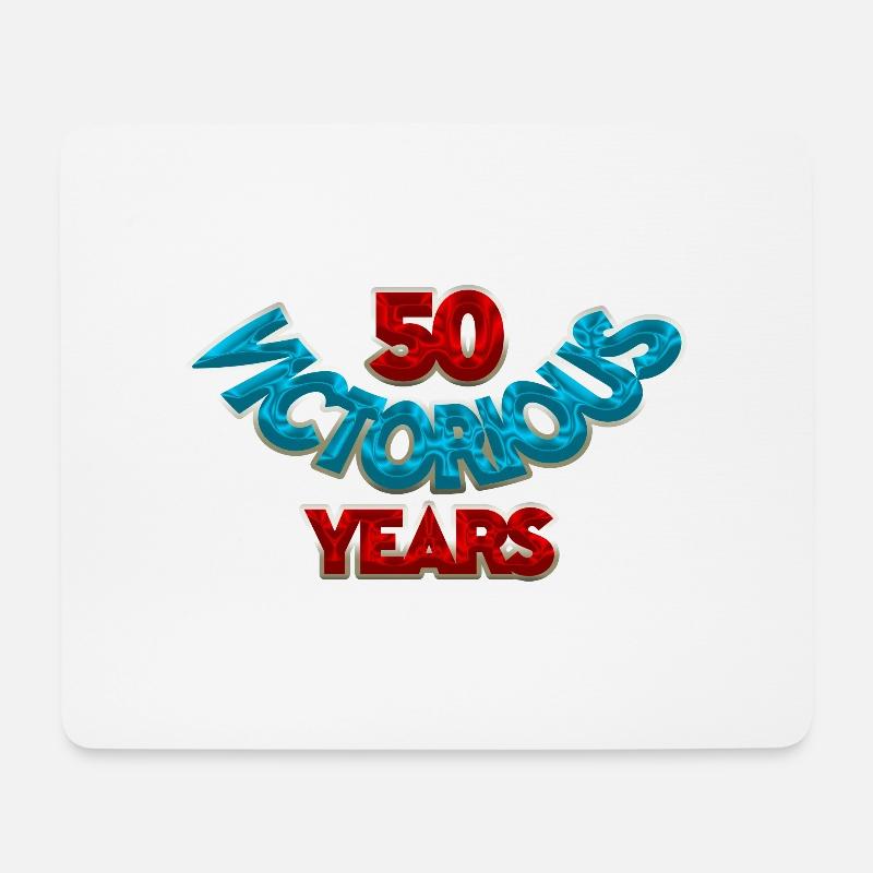 50 Victorious Years - Mouse Pad (horizontal) - white