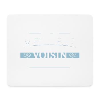 meilleur voisin - Tapis de souris (format paysage) - blanc - Devant