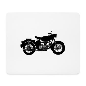 Motorrad - Mousepad (Querformat) - Weiß - Vorne