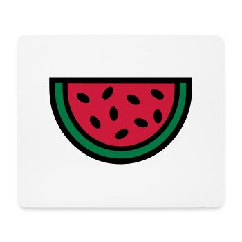 Melone - Mousepad (Querformat) - Weiß - Vorne