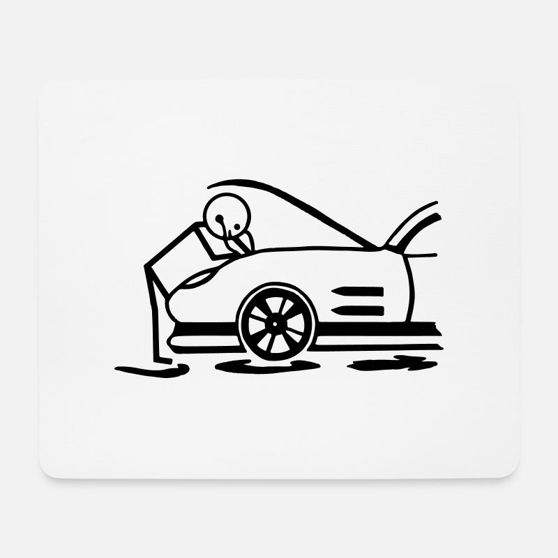 Kfz-Mechaniker - Mousepad (Querformat) - Weiß