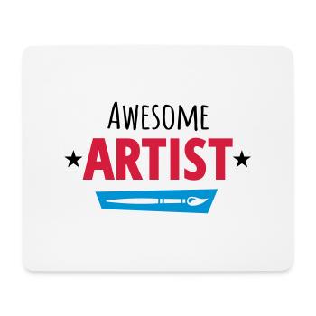 Artist - Mouse Pad (horizontal) - white - Front