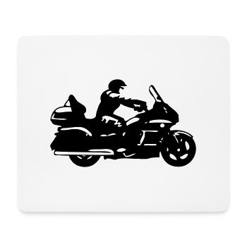 goldwing gt motorrad zeichnung - Mousepad (Querformat) - Weiß - Vorne