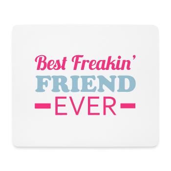 Best Friend - Tapis de souris (format paysage) - blanc - Devant