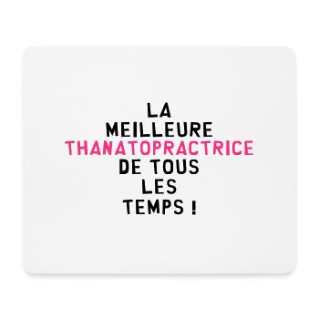 Thanatopraxie / Thanatopracteur / Thanatopractrice - Tapis de souris (format paysage) - blanc - Devant