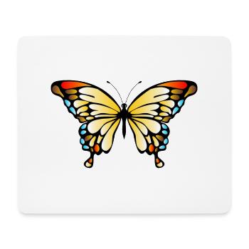 Schmetterling - Mousepad (Querformat) - Weiß - Vorne