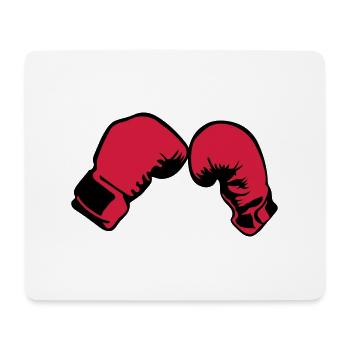 gant boxe boxeur 2503 - Tapis de souris (format paysage) - blanc - Devant
