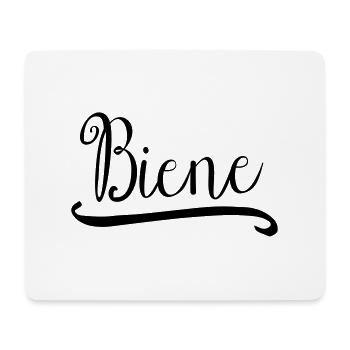 biene_1 - Mousepad (Querformat) - Weiß - Vorne