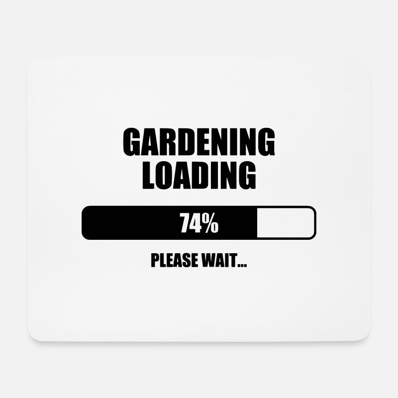 Garden - Gardener - Gardening - Green - Nature - Mousepad (Querformat) - Weiß