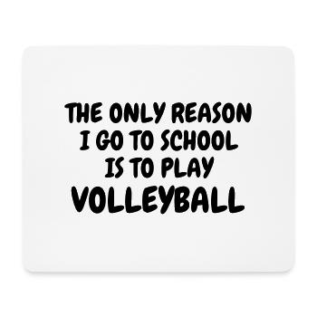 Volleyball - Volley Ball - Volley-Ball - Sport - Mouse Pad (horizontal) - white - Front