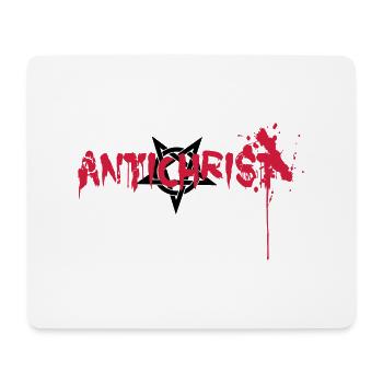 Antichrist Blood Petrangram - Mousepad (Querformat) - Weiß - Vorne