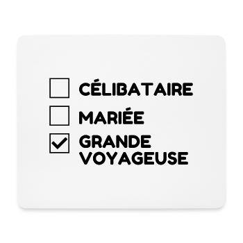 Reisen / Reisende / Urlaub / Tourismus - Mousepad (Querformat) - Weiß - Vorne