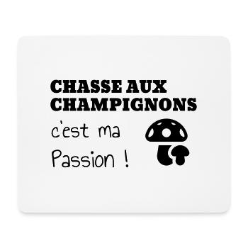 Mushroom / Champignon / Pilz / Picking - Mouse Pad (horizontal) - white - Front