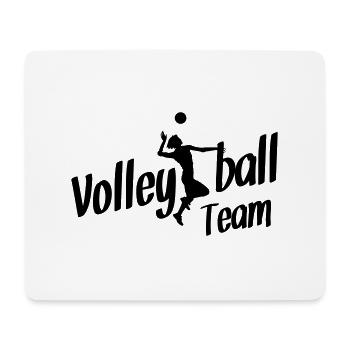 volleyball team - Mousepad (Querformat) - Weiß - Vorne
