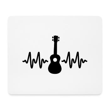 guitar - Mouse Pad (horizontal) - white - Front