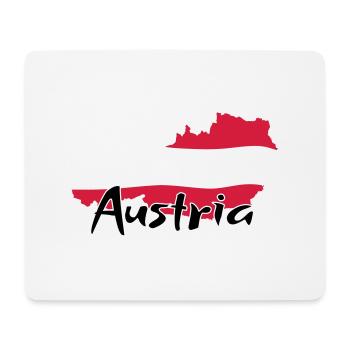 Österreich - Austria - Mousepad (Querformat) - Weiß - Vorne