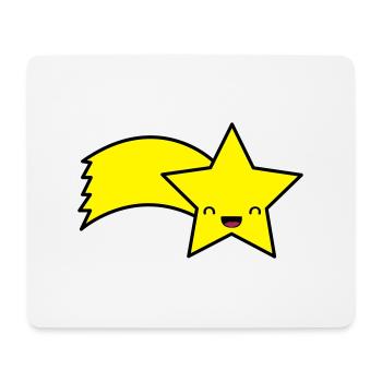 sternschnuppe_002 - Mousepad (Querformat) - Weiß - Vorne