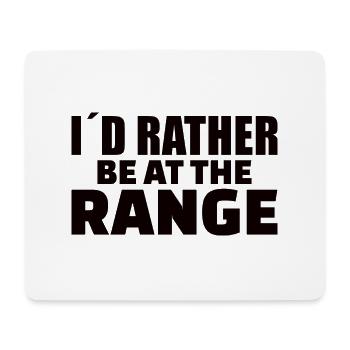 PRO GUN SHOOTING: At The Range - Mousepad (Querformat) - Weiß - Vorne