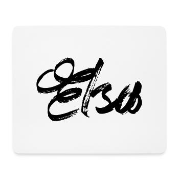 Elsa - Tapis de souris (format paysage) - blanc - Devant