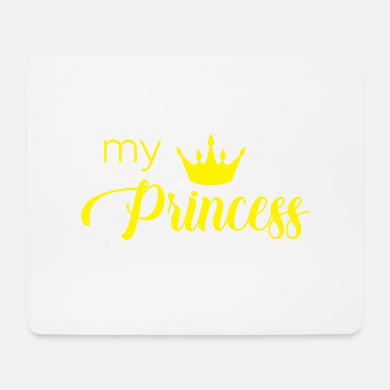 meine Prinzessin - Mousepad (Querformat) - Weiß