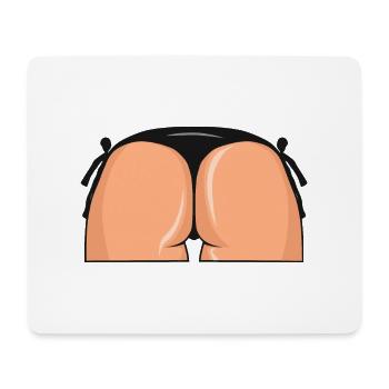 sexy bikini mädchen frau - Mousepad (Querformat) - Weiß - Vorne
