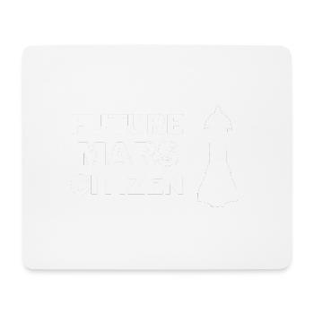 Mars habitants et explorateurs du futur - Tapis de souris (format paysage) - blanc - Devant