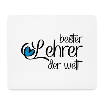 Lustiger Lehrer - Mousepad (Querformat) - Weiß - Vorne