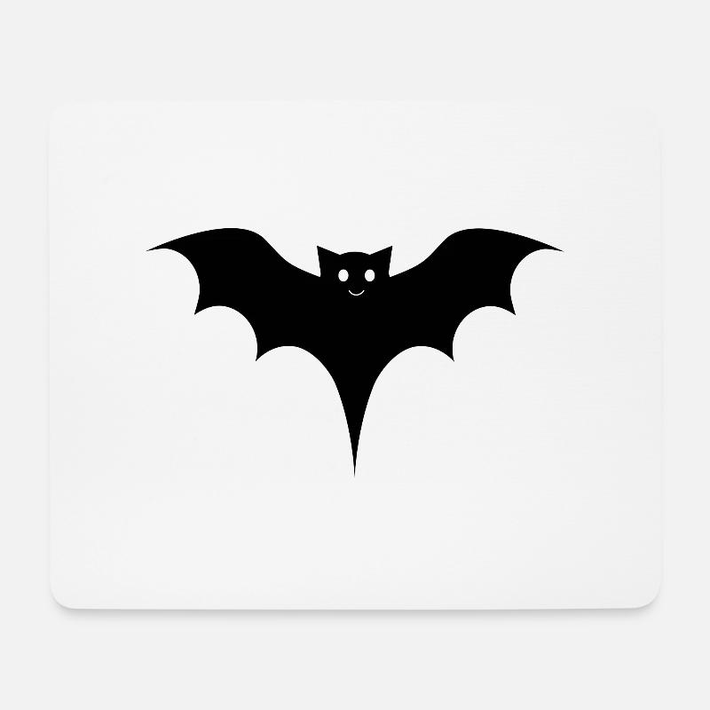 chauve-souris - Tapis de souris (format paysage) - blanc