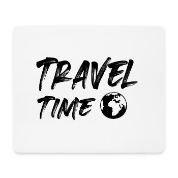 travel time - Mouse Pad (horizontal) - white - Front