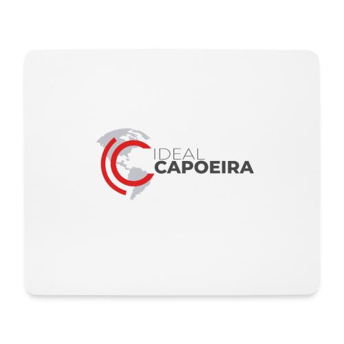 LOGO IDEAL CAPOEIRA Red with globe - Mousepad (Querformat)