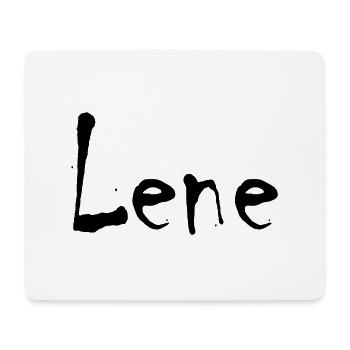 lene - Mousepad (Querformat) - Weiß - Vorne