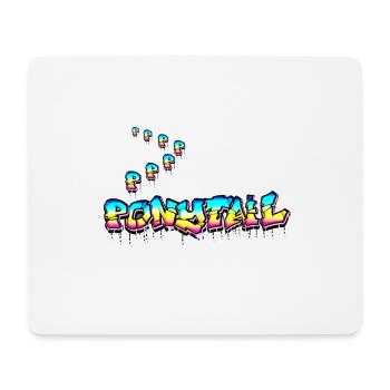 PONYTAIL - Mousepad (Querformat) - Weiß - Vorne