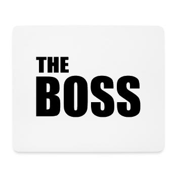 The boss - Tapis de souris (format paysage) - blanc - Devant