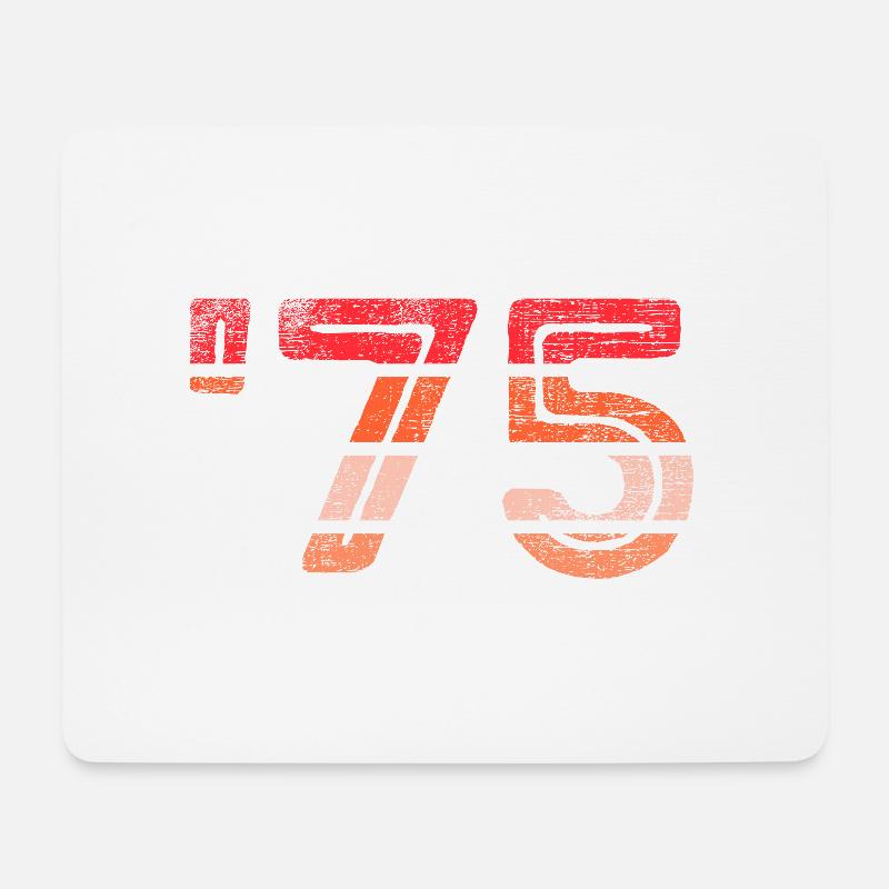 '75 - 1975 - Mousepad (Querformat) - Weiß