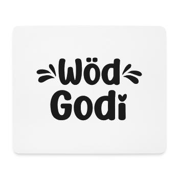Wöd Godi Tolle Godi Taufpatin Österreich Sprüche - Mousepad (Querformat) - Weiß - Vorne