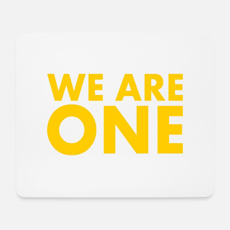 We are one - Mousepad (Querformat) - Weiß