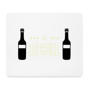 Beer - Mouse Pad (horizontal) - white - Front