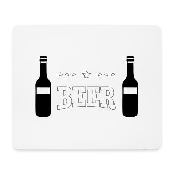 Beer - Mouse Pad (horizontal) - white - Front