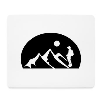 climbing - Mouse Pad (horizontal) - white - Front