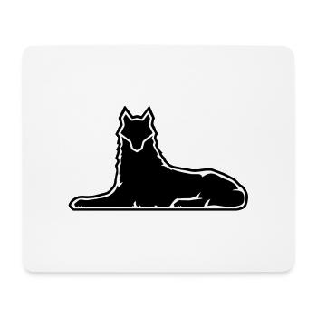 Einzelgänger - Mousepad (Querformat) - Weiß - Vorne