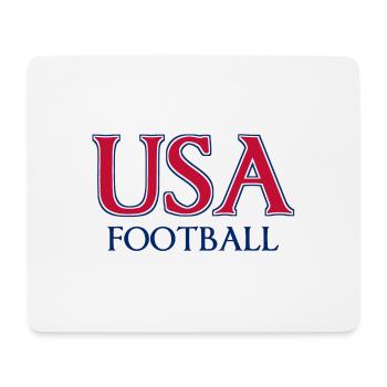 USA Football - Couleurs nationales - États-Unis - Tapis de souris (format paysage) - blanc - Devant