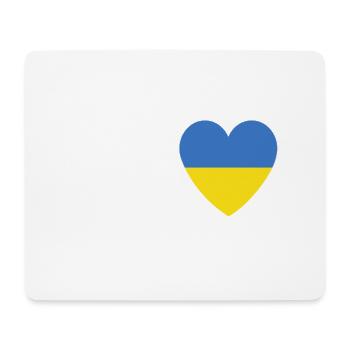 Ukraine Lover Heartbeat - Tapis de souris (format paysage) - blanc - Devant