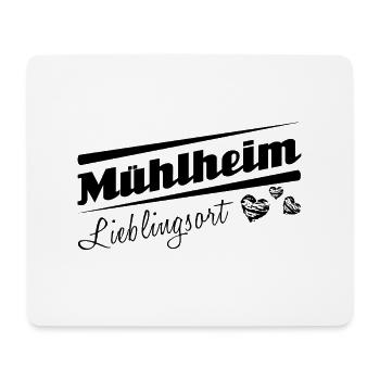 Mühlheim - Lieblingsort mit Stadtnamen - Mousepad (Querformat) - Weiß - Vorne