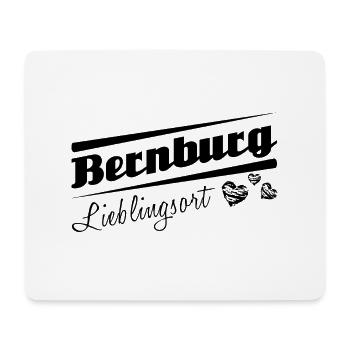 Bernburg - Lieblingsort mit Stadtnamen - Mousepad (Querformat) - Weiß - Vorne