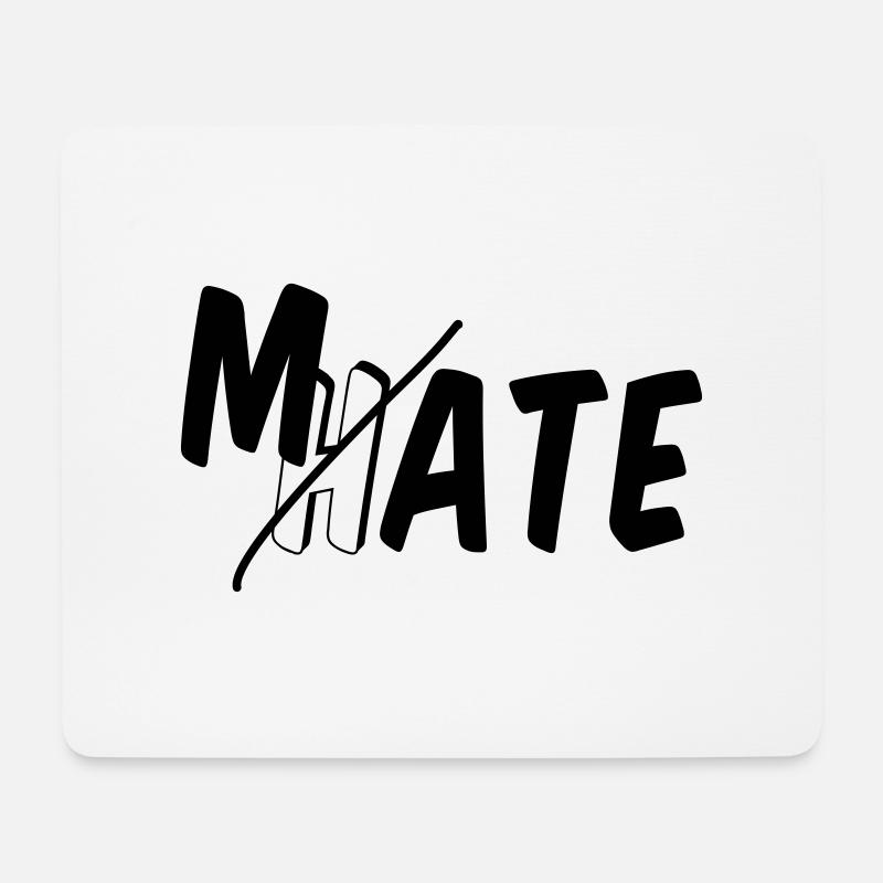 I mate you - Mouse Pad (horizontal) - white