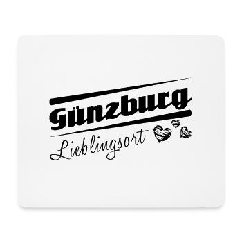 Günzburg - Lieblingsort mit Stadtnamen - Mousepad (Querformat) - Weiß - Vorne